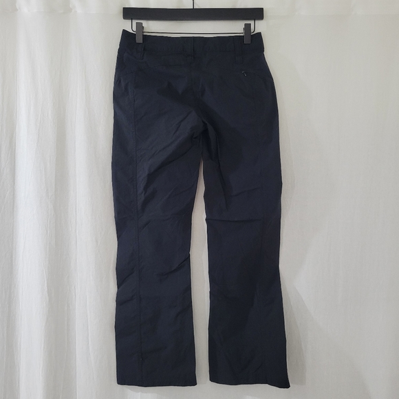 Royal Robbins Wide Leg Short Length Pants in Black Women's Size 2 - Picture 2 of 4